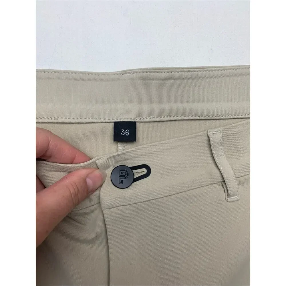 Public Rec size 36 Men's Athletic Chino Shorts khaki Sand Beige